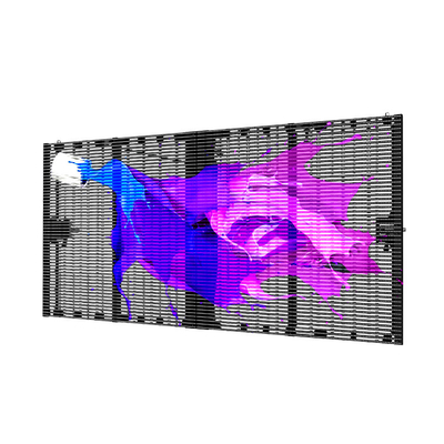 صفحه نمایش LED شیشه ای شفاف 3000cd 4000cd با روشنایی بالا برای ساختمان