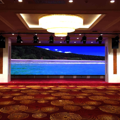 روشنایی بالا 600cd 1500cd داخلی صفحه نمایش LED HD 480*480mm جعبه