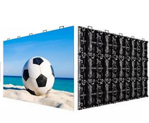کابینت آلومینیومی دایکاست P3.91mm صفحه نمایش LED اجاره ای 500x500mm