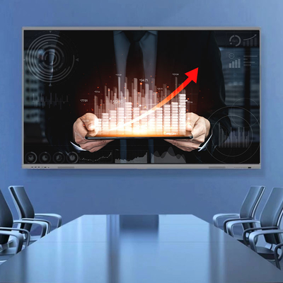 زمان پاسخگویی 6 میلی‌ثانیه صفحه نمایش LCD اتاق جلسه همه در یک پنل LCD هوشمند