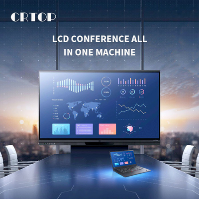 کنترل از راه دور صفحه نمایش LCD اتاق جلسات 4K HD همه در یک پنل