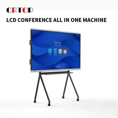 صفحه نمایش LCD سفارشی هوشمند 65 اینچی همه در یک برای اتاق جلسه با کنتراست بالا