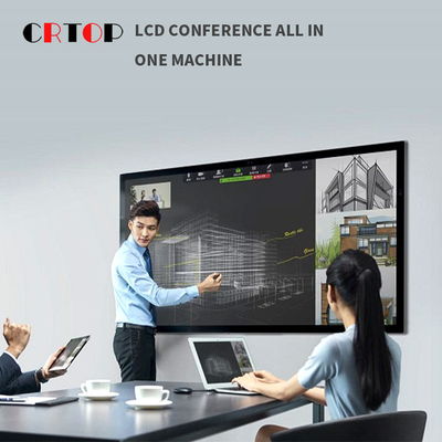 نمایشگر 75 اینچی LCD اتاق کنفرانس همه در یک کنترل از راه دور هوشمند