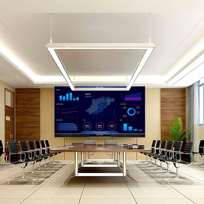 صفحه نمایش LED 108 اینچی P1.25 میلی متری اتاق جلسه با زاویه دید 180 درجه