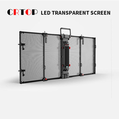 صفحه نمایش LED شفاف در فضای باز مرکز خرید کابینت 1000*500 میلی متر