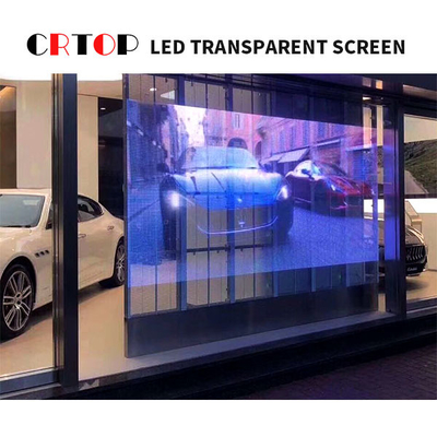 صفحه نمایش LED شفاف در فضای باز مرکز خرید کابینت 1000*500 میلی متر