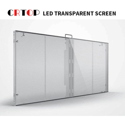 صفحه نمایش تبلیغاتی شفاف LED P3.8mm P7.8mm برای Supermaket