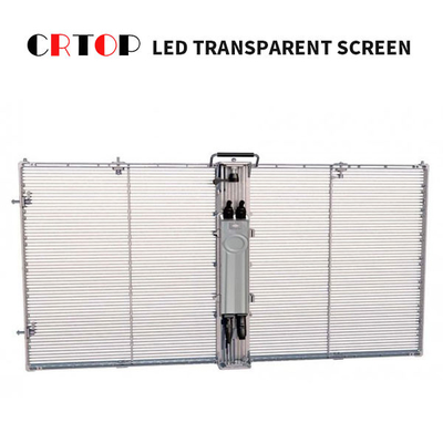 صفحه نمایش تبلیغاتی شفاف LED P3.8mm P7.8mm برای Supermaket