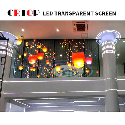 کنسرت از صفحه نمایش LED شیشه ای شفاف P3.8mm تا P7.8mm Pitch استفاده کنید