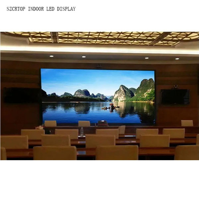 P2.22mm صفحه نمایش LED داخلی جعبه قالب ریخته گری آلومینیومی ودیو دیوار