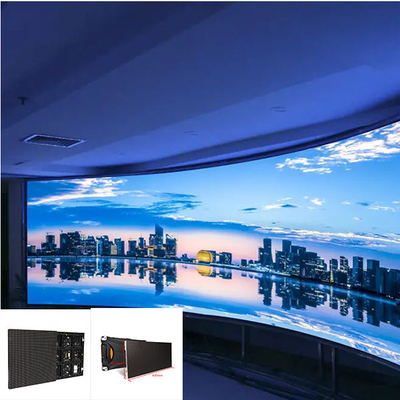 صفحه نمایش ال ای دی داخلی P3mm 576X576mm Die Cast Box اندازه کابینت