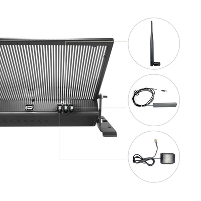 صفحه نمایش تبلیغاتی LED ماشین 1R1G1B 2500cd با انعطاف پذیری قوی