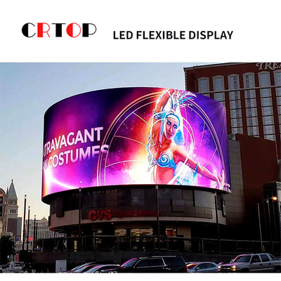 P1.5625mm صفحه نمایش LED انعطاف پذیر ناهنجاری صفحه ویدئو دیوار قوی
