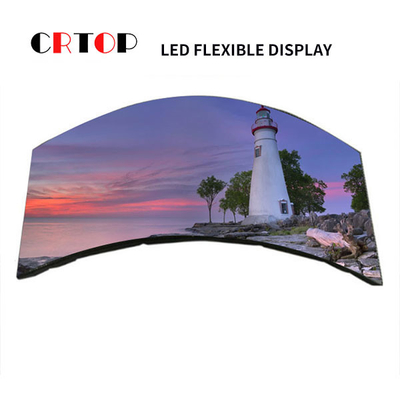 P1.5625mm صفحه نمایش LED انعطاف پذیر ناهنجاری صفحه ویدئو دیوار قوی