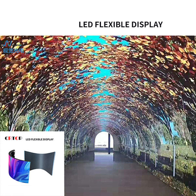 ماژول 256*128 میلی متری صفحه نمایش LED انعطاف پذیر به شکل دلخواه