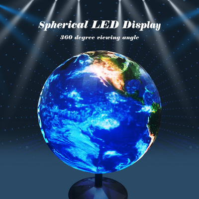 جاذبه مغناطیسی صفحه نمایش LED خلاقانه با قطر 1.5 متر