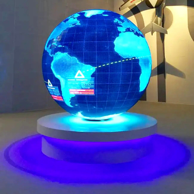 صفحه نمایش LED خلاقانه کروی P3mm 800cd با مقیاس خاکستری 14 بیت