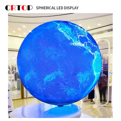 قطر 1 متر صفحه نمایش LED خلاقانه تمام رنگی به شکل گرد