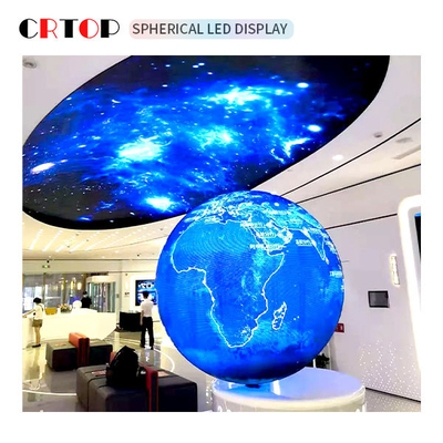 صفحه نمایش LED خلاقانه P3mm 800cd قطر 1 متر شکل کروی