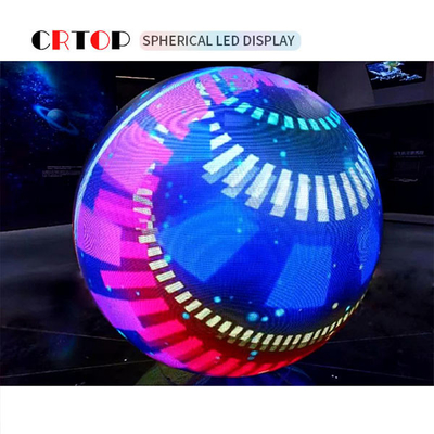 صفحه نمایش LED خلاقانه P5mm 1500cd با قطر 2.5 متر کروی