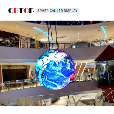 صفحه نمایش LED خلاقانه P5mm 1500cd با قطر 2.5 متر کروی
