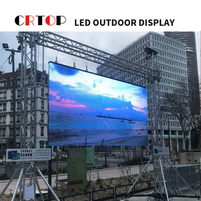 اجاره صفحه نمایش ویدئویی LED روشنایی خودکار P8 برای مرکز خرید
