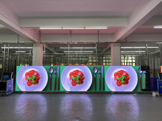 کابینت آلومینیومی دای کاست صفحه نمایش LED Fine Pitch P1.875mm