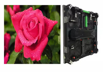 صفحه نمایش LED اجاره ای داخلی ضد آب IP65 P4.8 576×576 میلی متر کابینت آلومینیومی دایکاست